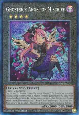 Ghostrick Angel of Mischief - RA01-EN036 - Prismatic Collector's Rare - 1st Edition