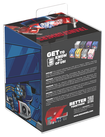 Ultimate Guard Squaroes Deck Box - 100 - Transformers - Soundwave