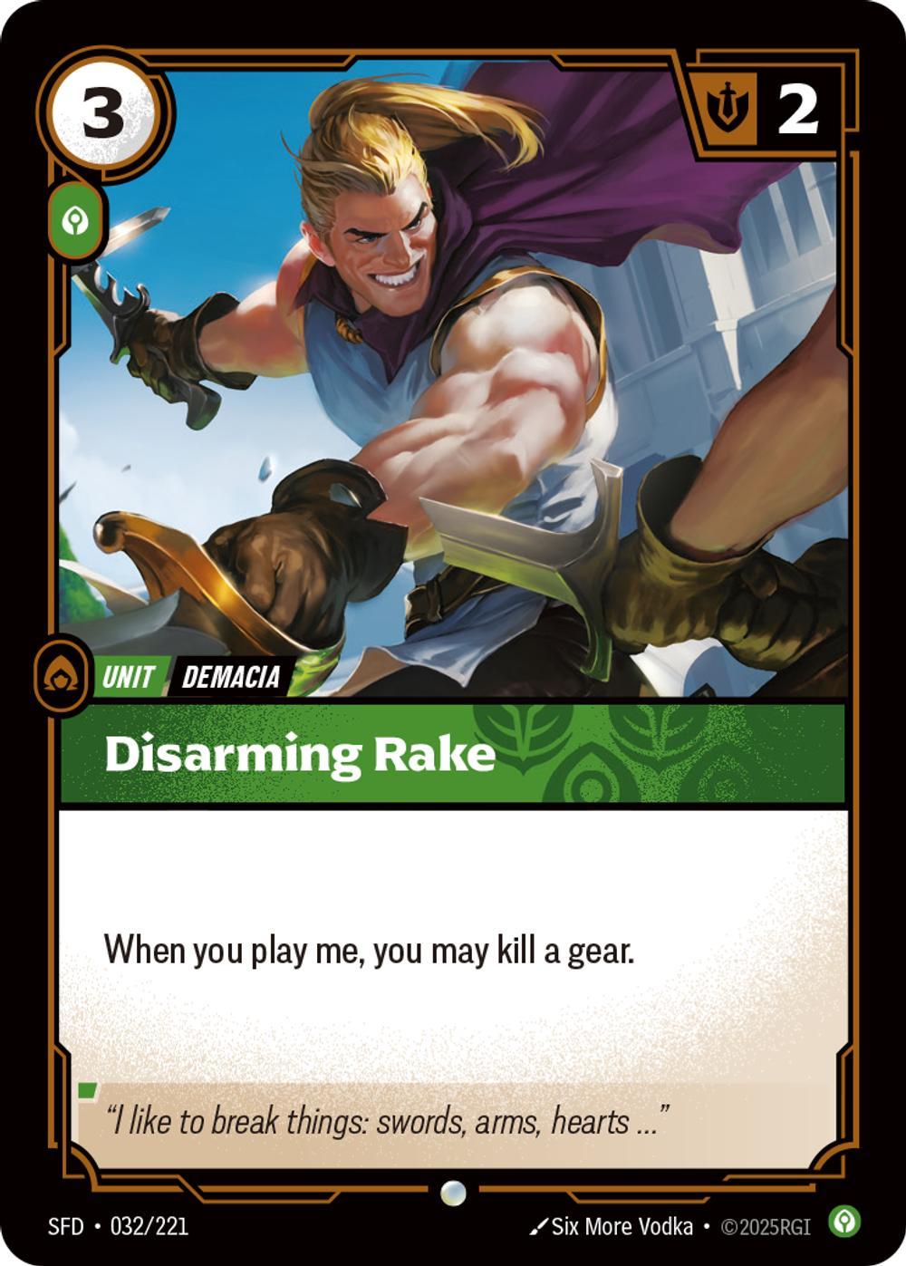 Disarming Rake - 032/221 [Spiritforged] [Non Foil]