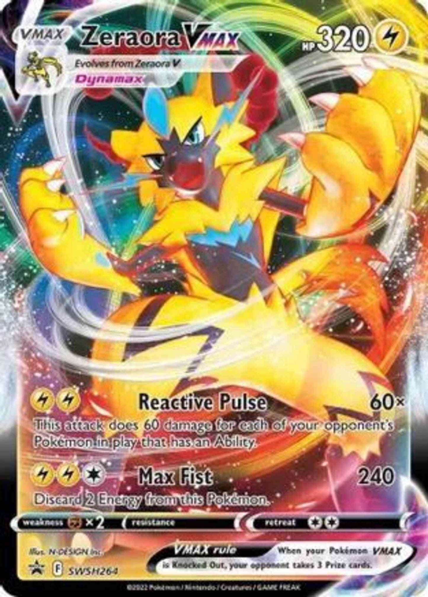 Zeraora VMAX - SWSH264 - Promo [swshp-SWSH264] [Ultra]