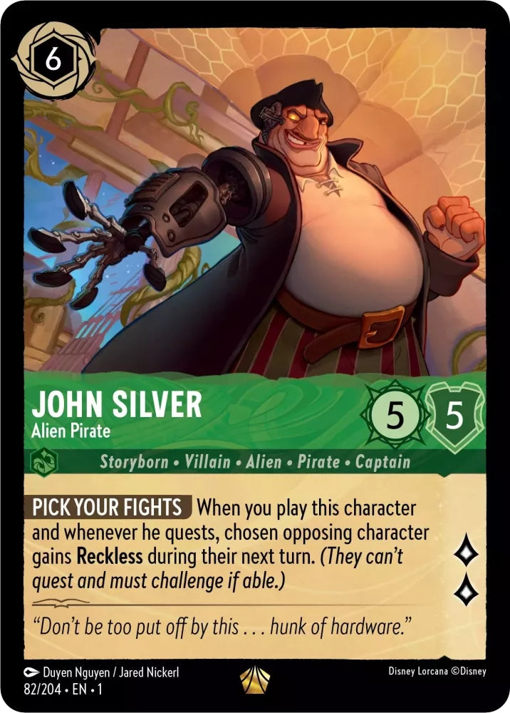 John Silver - Alien Pirate - 82/204 [The First Chapter] [Non-Foil]