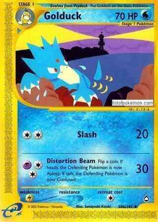 Golduck - 50b/147 - Uncommon [ecard2-50b] [Non-Holo]