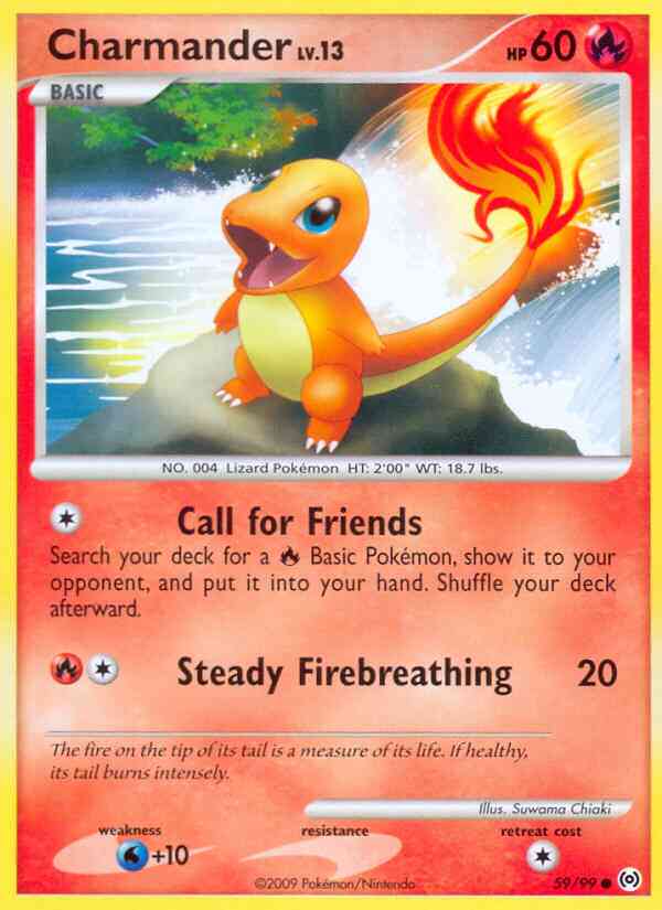Charmander - 59/99 - Common [pl4-59] [Reverse Holo]