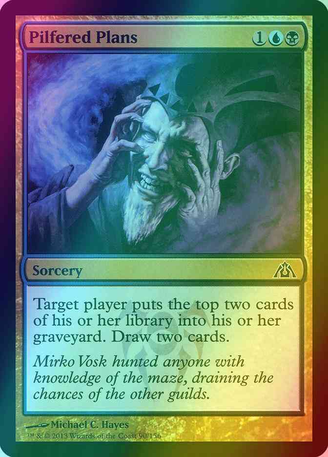 Pilfered Plans [90] [Dragon's Maze] [Foil]