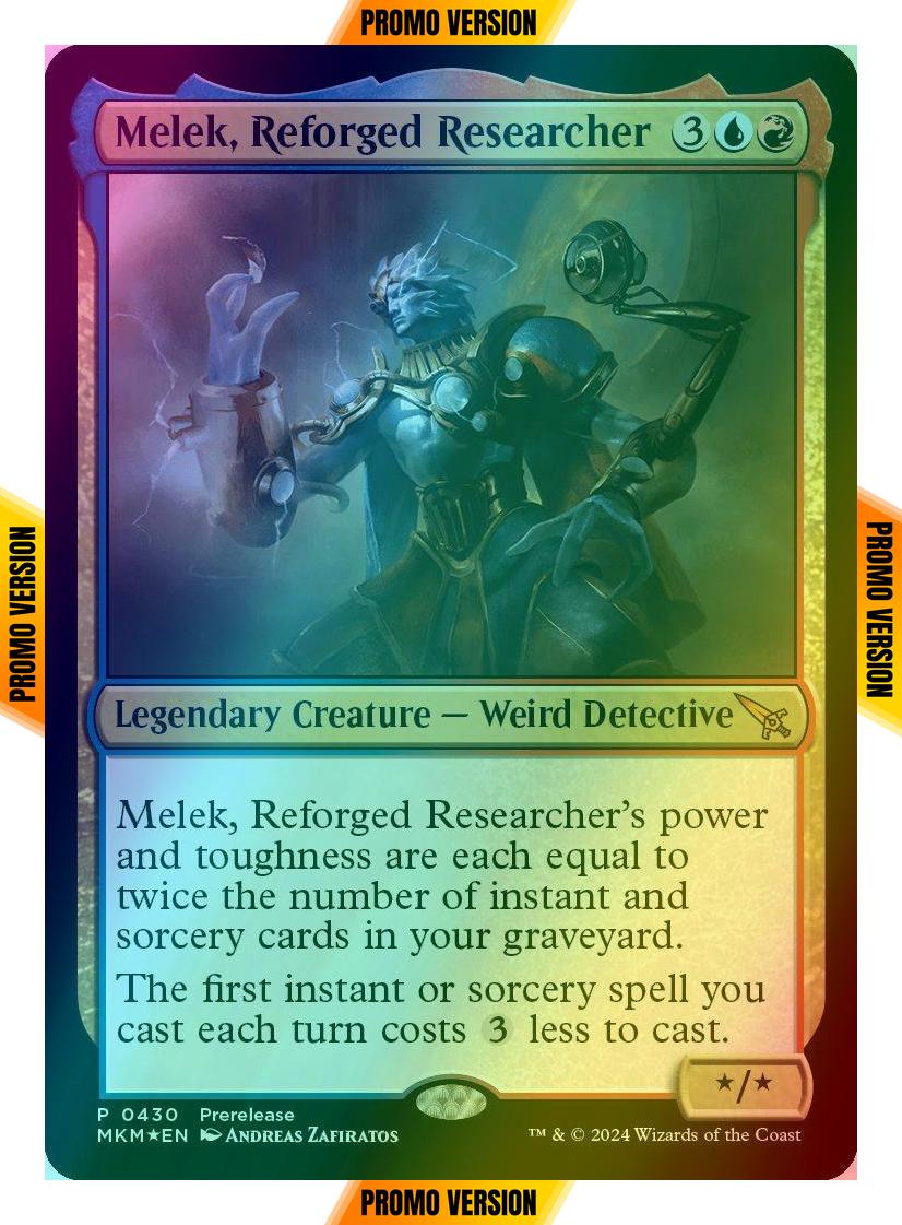 Melek, Reforged Researcher [430] [Prerelease] [Murders at Karlov Manor] [Foil]