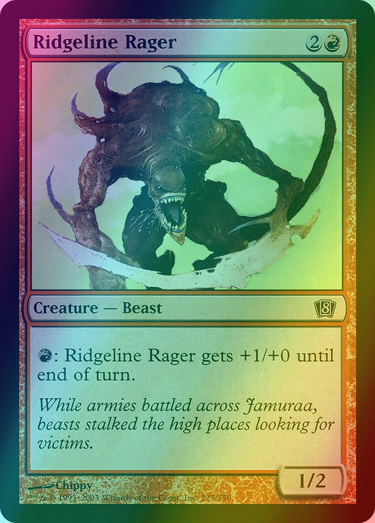 Ridgeline Rager [215x] [Eighth Edition] [Foil]