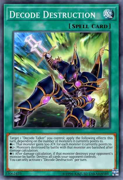 Decode Destruction - DUPO-EN016 - Ultra Rare - Unlimited