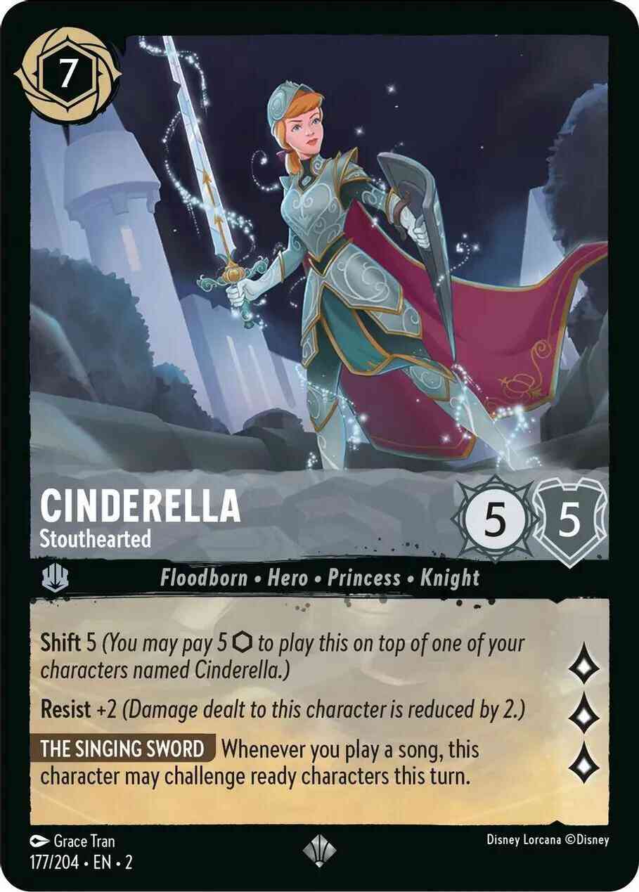 Cinderella - Stouthearted - 177/204 [Rise Of The Floodborn] [Cold Foil]