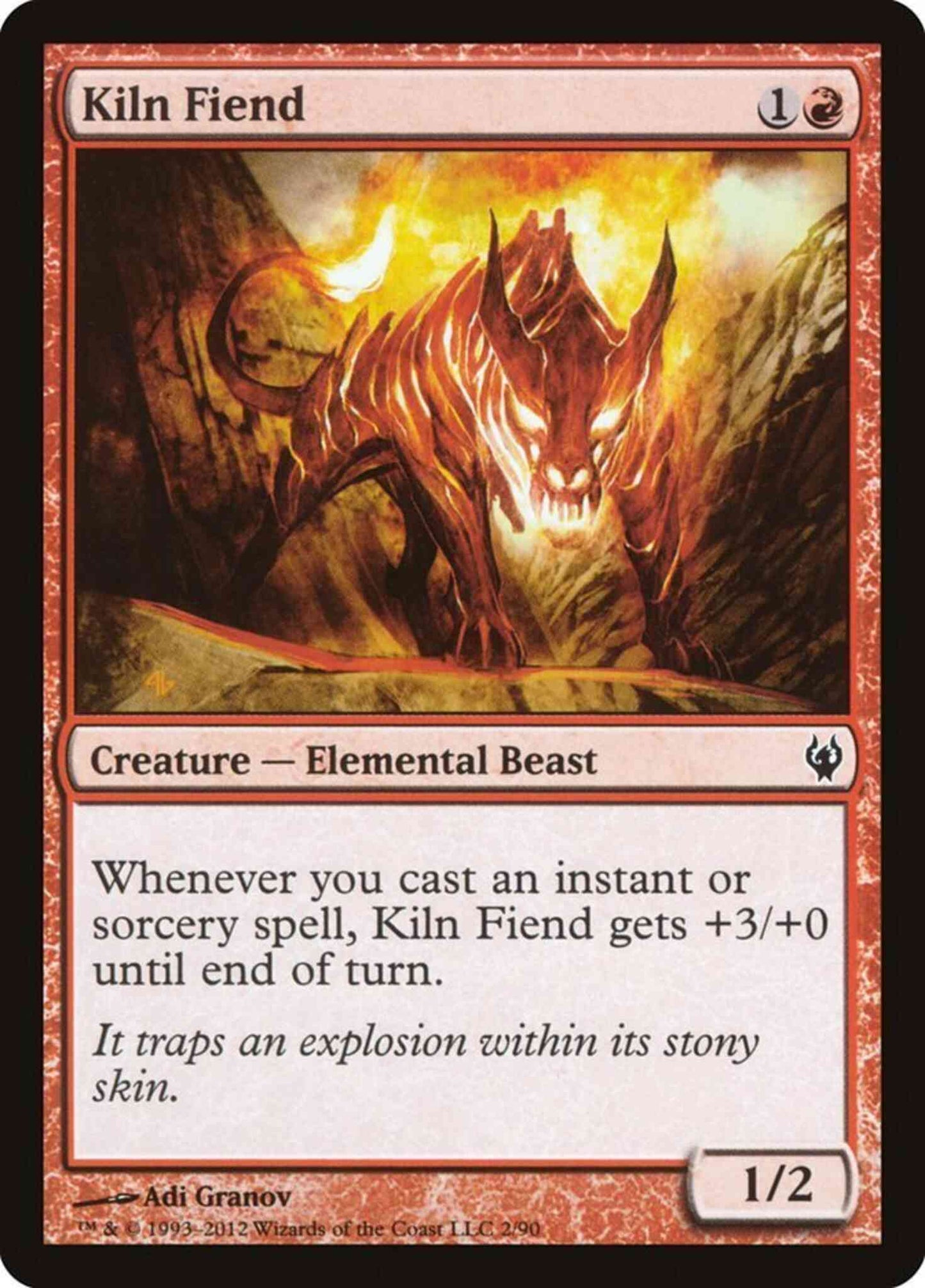 Kiln Fiend [2] [Duel Decks Izzet vs Golgari] [Non-Foil]