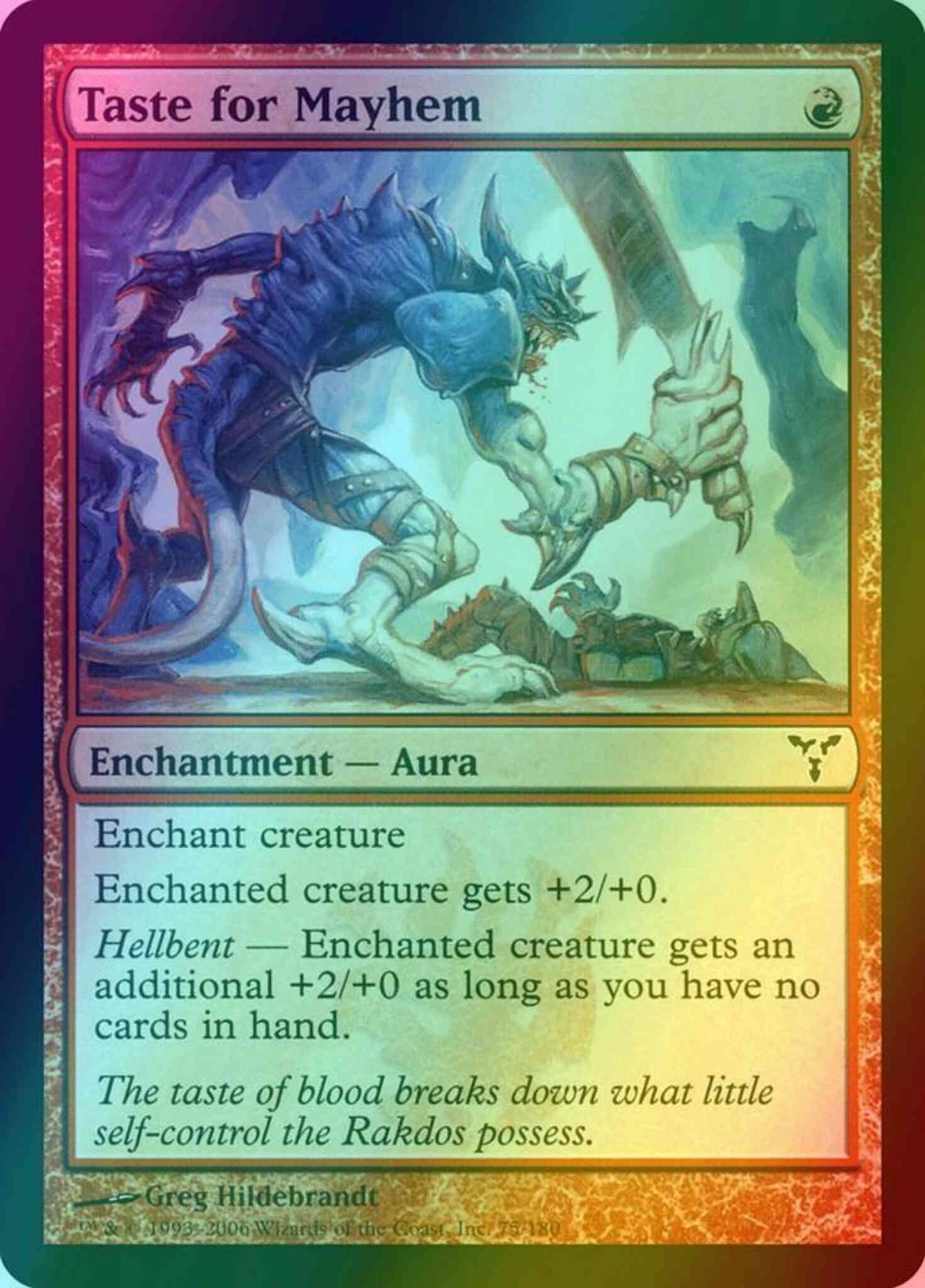 Taste for Mayhem [75] [Dissension] [Foil]