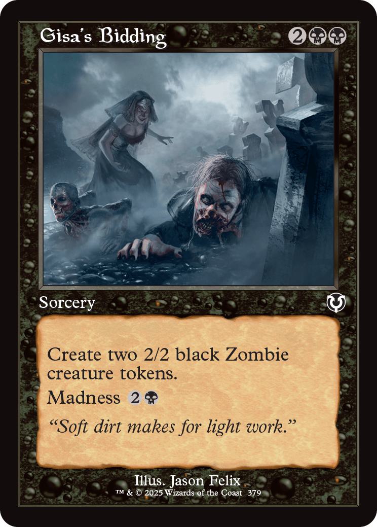 Gisa's Bidding [379] [Retro Frame] [Innistrad Remastered] [Non-Foil]
