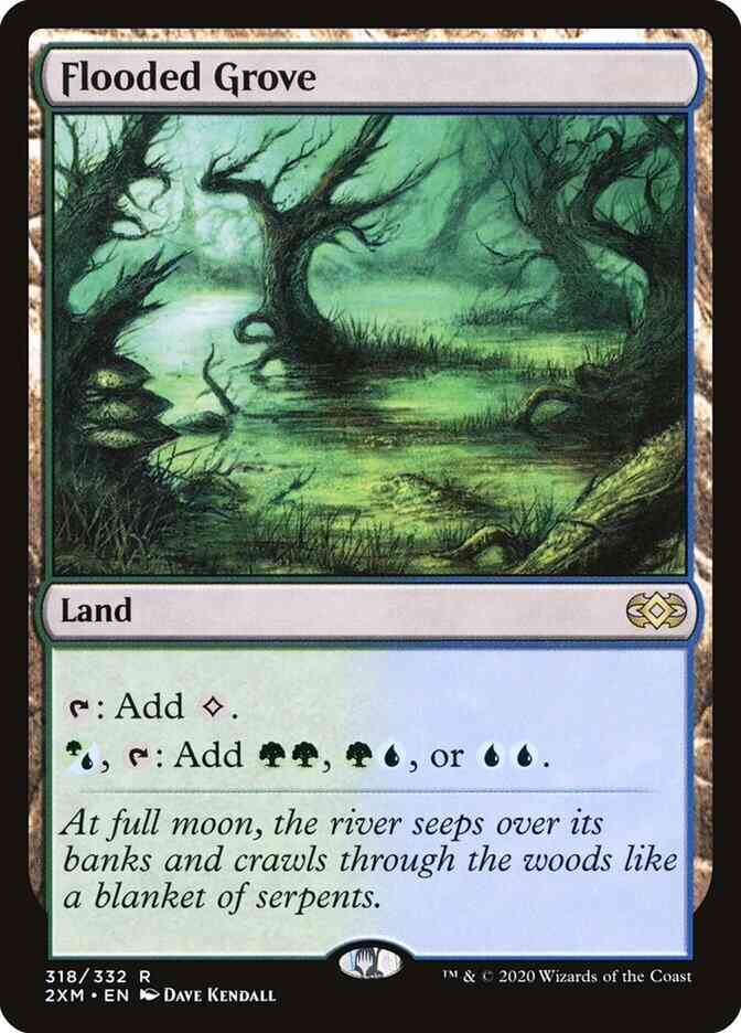 Flooded Grove [318] [Double Masters] [Non-Foil]