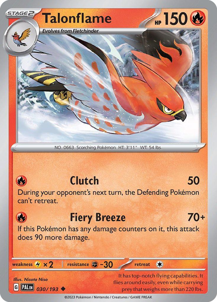 Talonflame - 030/193 - Uncommon [sv02-030] [Non-Holo]