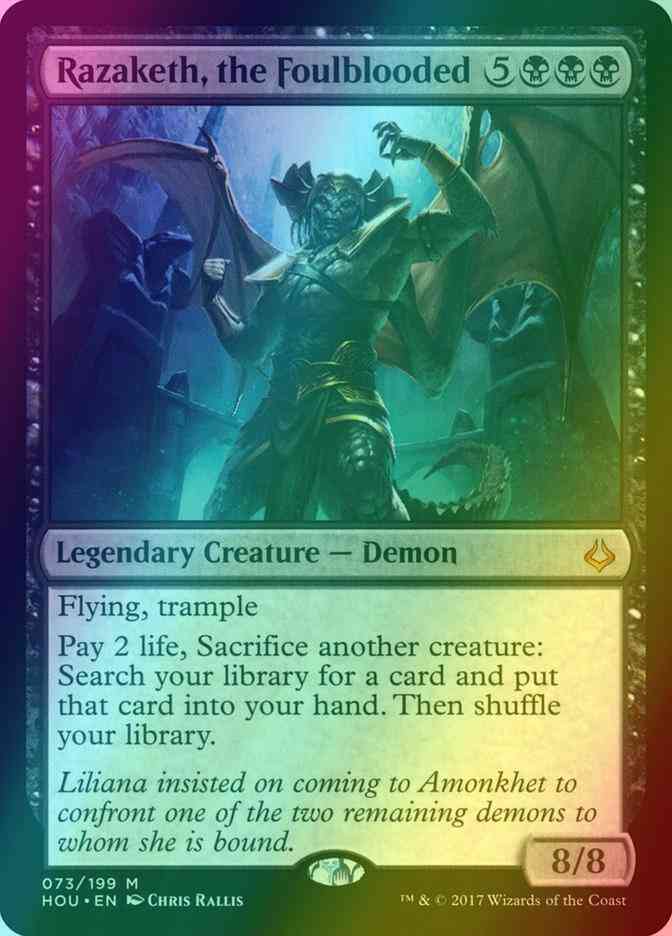 Razaketh, the Foulblooded [73] [Hour of Devastation] [Foil]