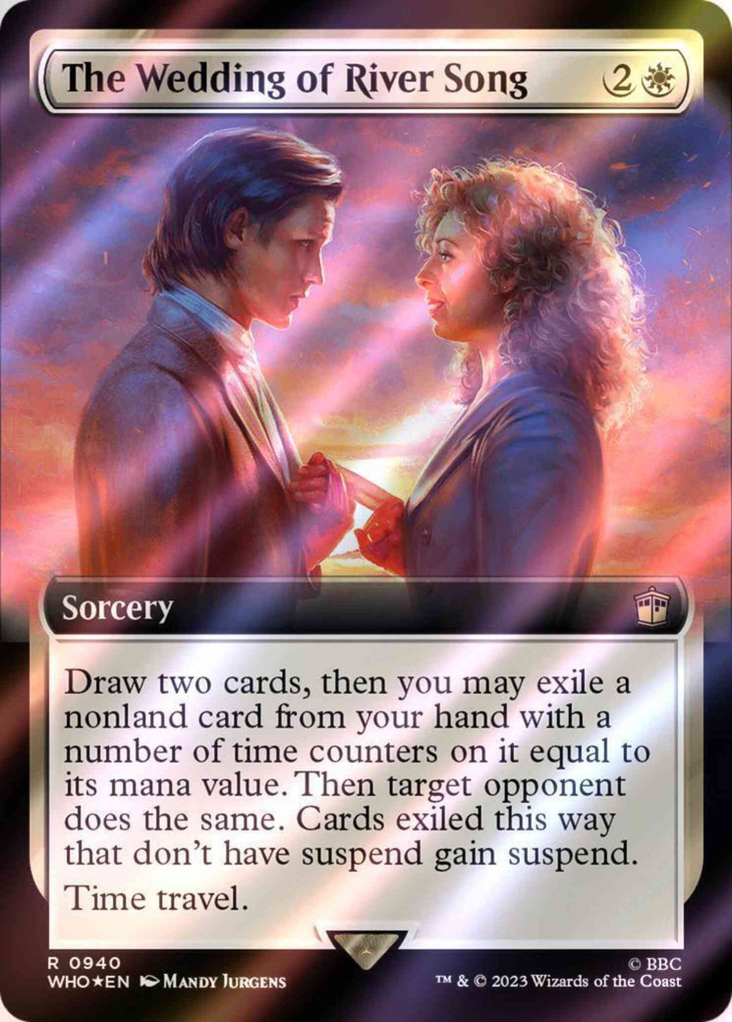 The Wedding of River Song [940] [Extended Art] [Universes Beyond: Doctor Who] [Surge Foil]