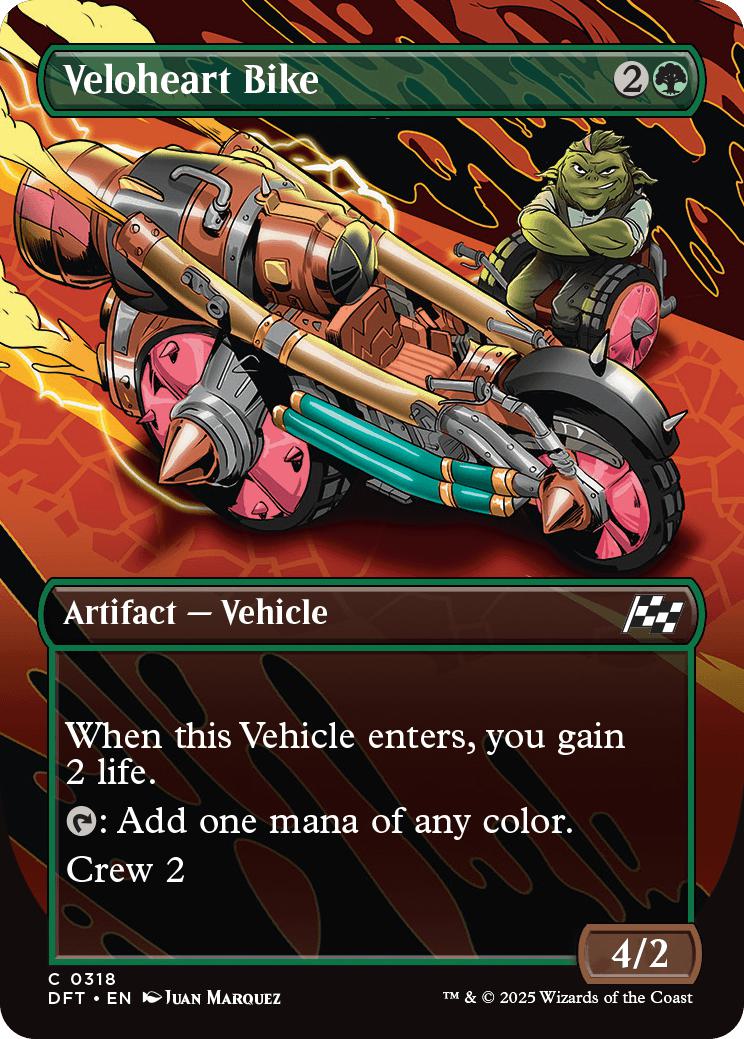 Veloheart Bike [318] [Borderless] [Revved Up] [Aetherdrift] [Non-Foil]