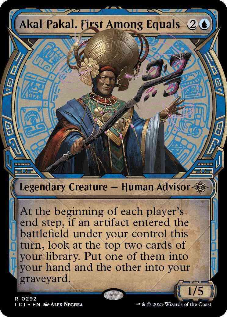 Akal Pakal, First Among Equals [292] [Legends of Ixalan Showcase] [The Lost Caverns of Ixalan] [Non-Foil]