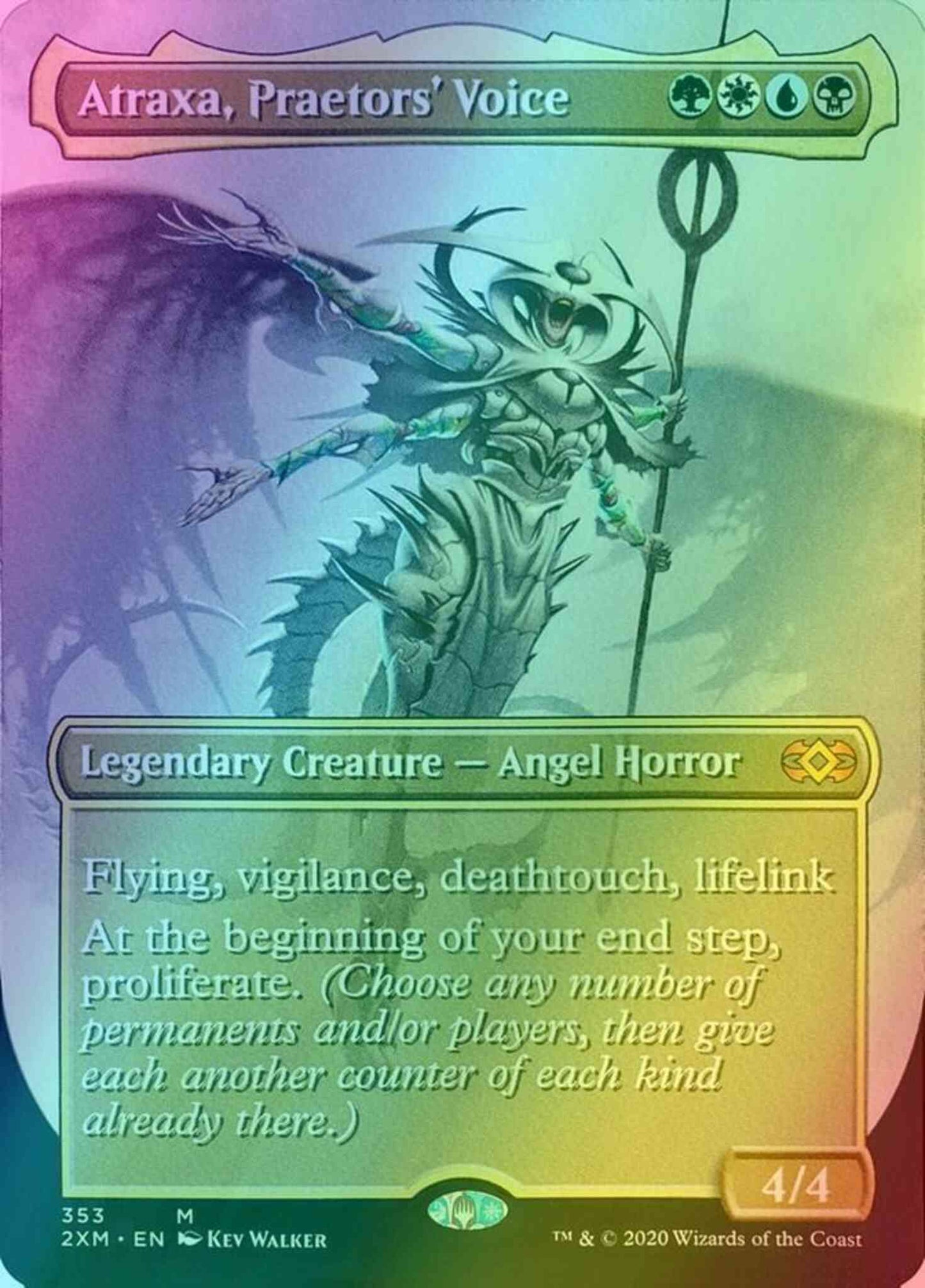 Atraxa, Praetors' Voice [353] [Borderless] [Double Masters] [Foil]
