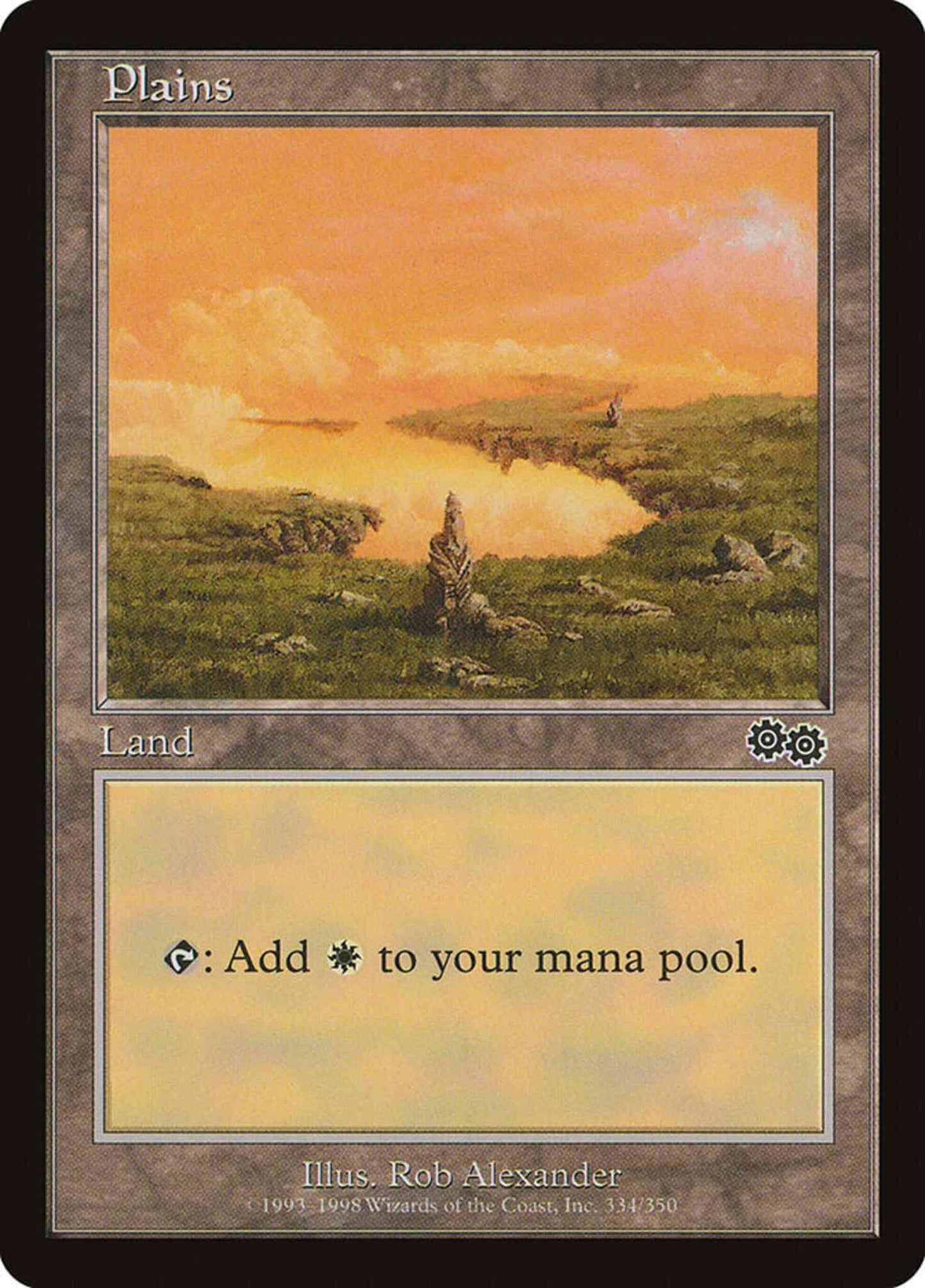 Plains [334] [Urza's Saga] [Non-Foil]