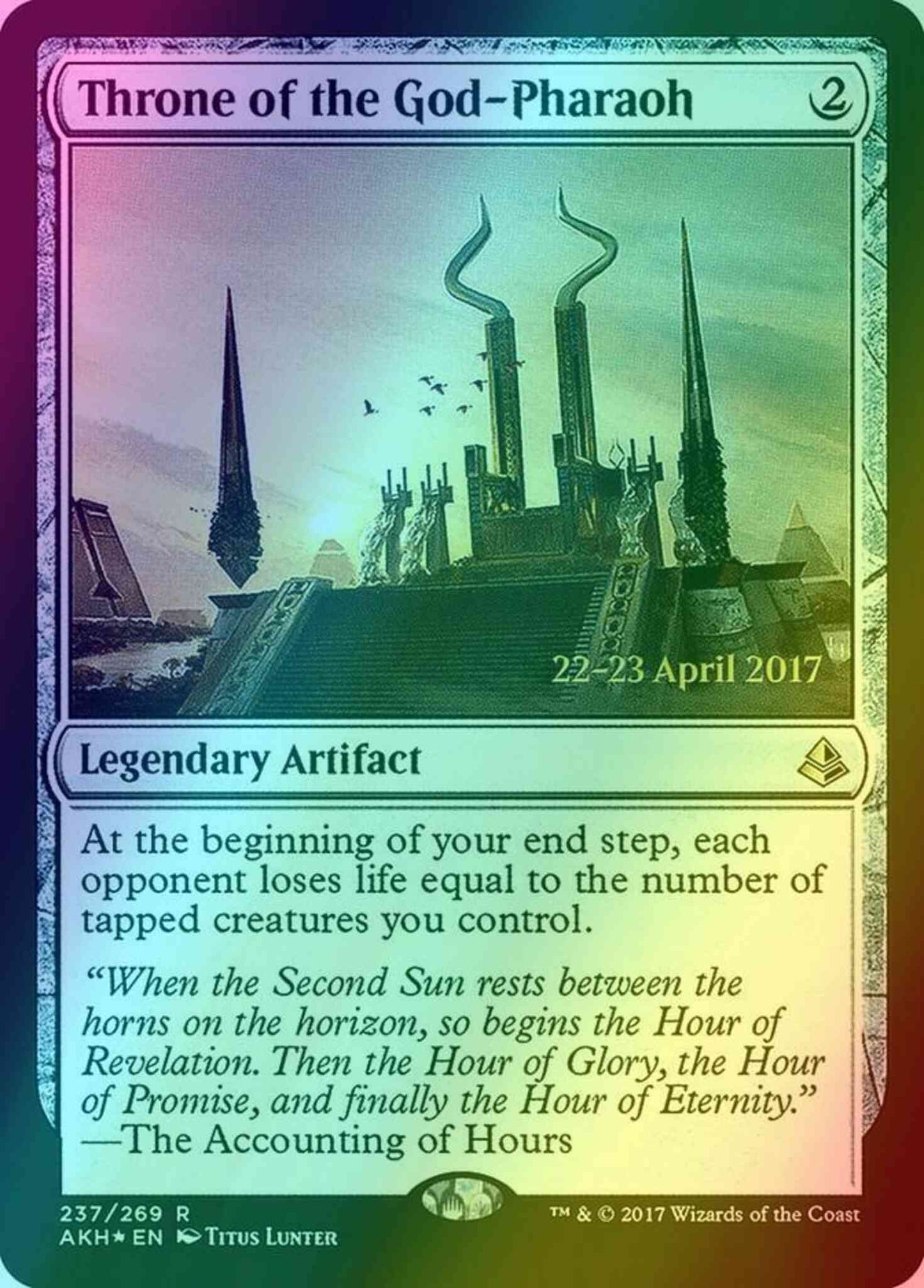 Throne of the God-Pharaoh [237s] [Amonkhet Promos] [Foil]