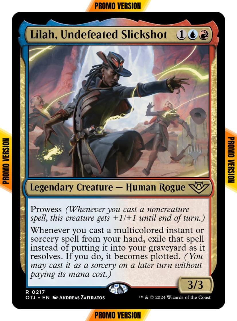Lilah, Undefeated Slickshot [217p] [Promo Pack] [Outlaws of Thunder Junction: Promos] [Non-Foil]