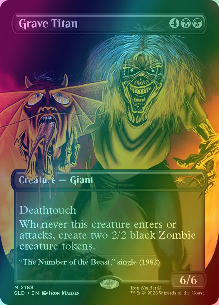 Grave Titan [2188] [Borderless] [Iron Maiden: Album Art] [Secret Lair Drop] [Rainbow Foil]