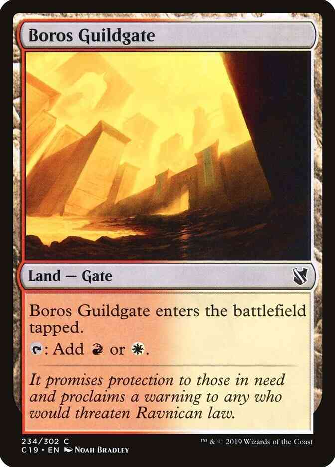 Boros Guildgate [234] [Commander 2019] [Non-Foil]