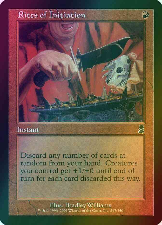 Rites of Initiation [217] [Odyssey] [Foil]