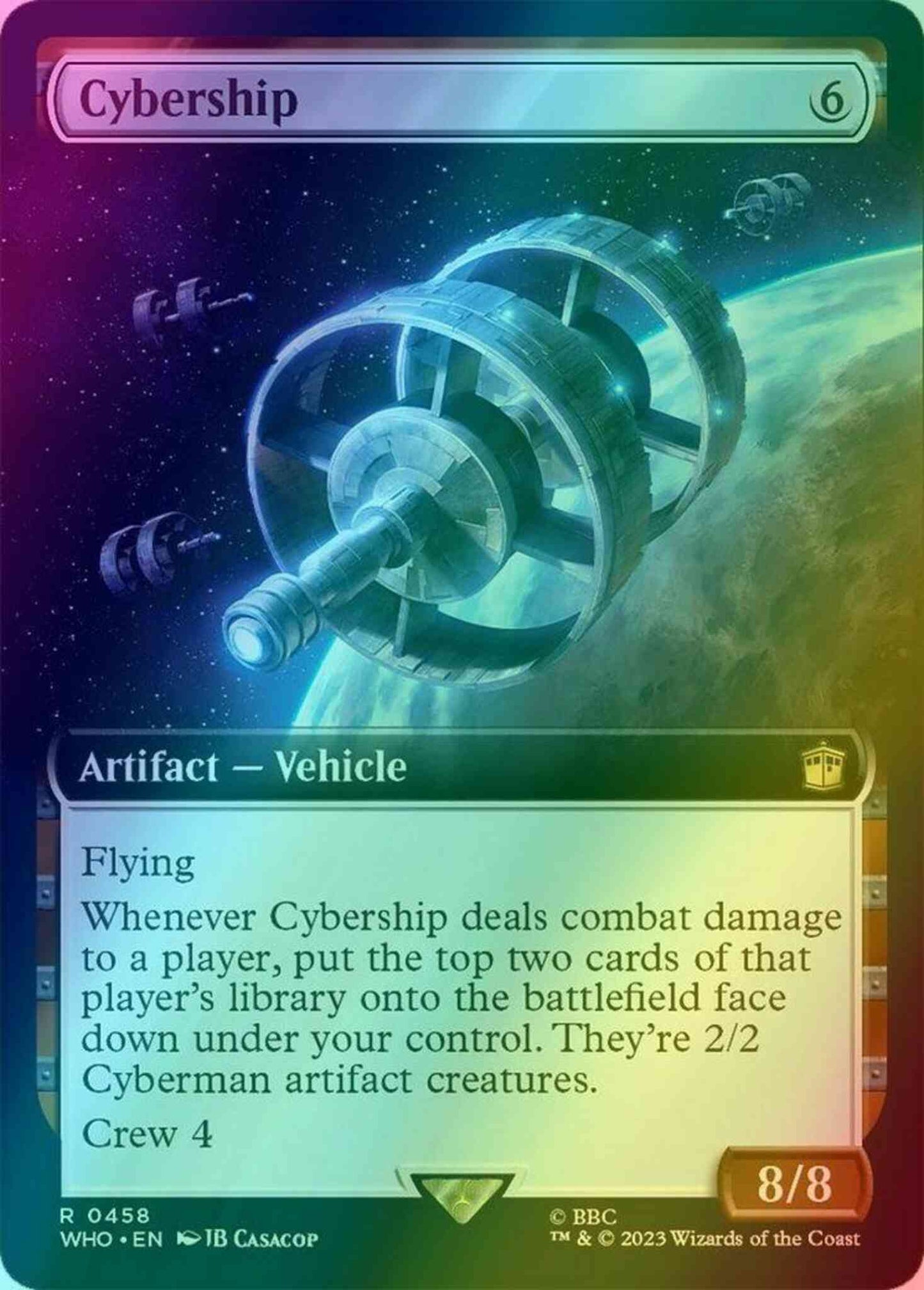 Cybership [458] [Extended Art] [Universes Beyond: Doctor Who] [Foil]