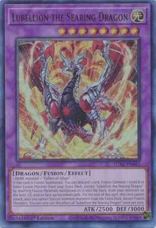 Lubellion the Searing Dragon - SDAZ-EN042 - Ultra Rare - 1st Edition