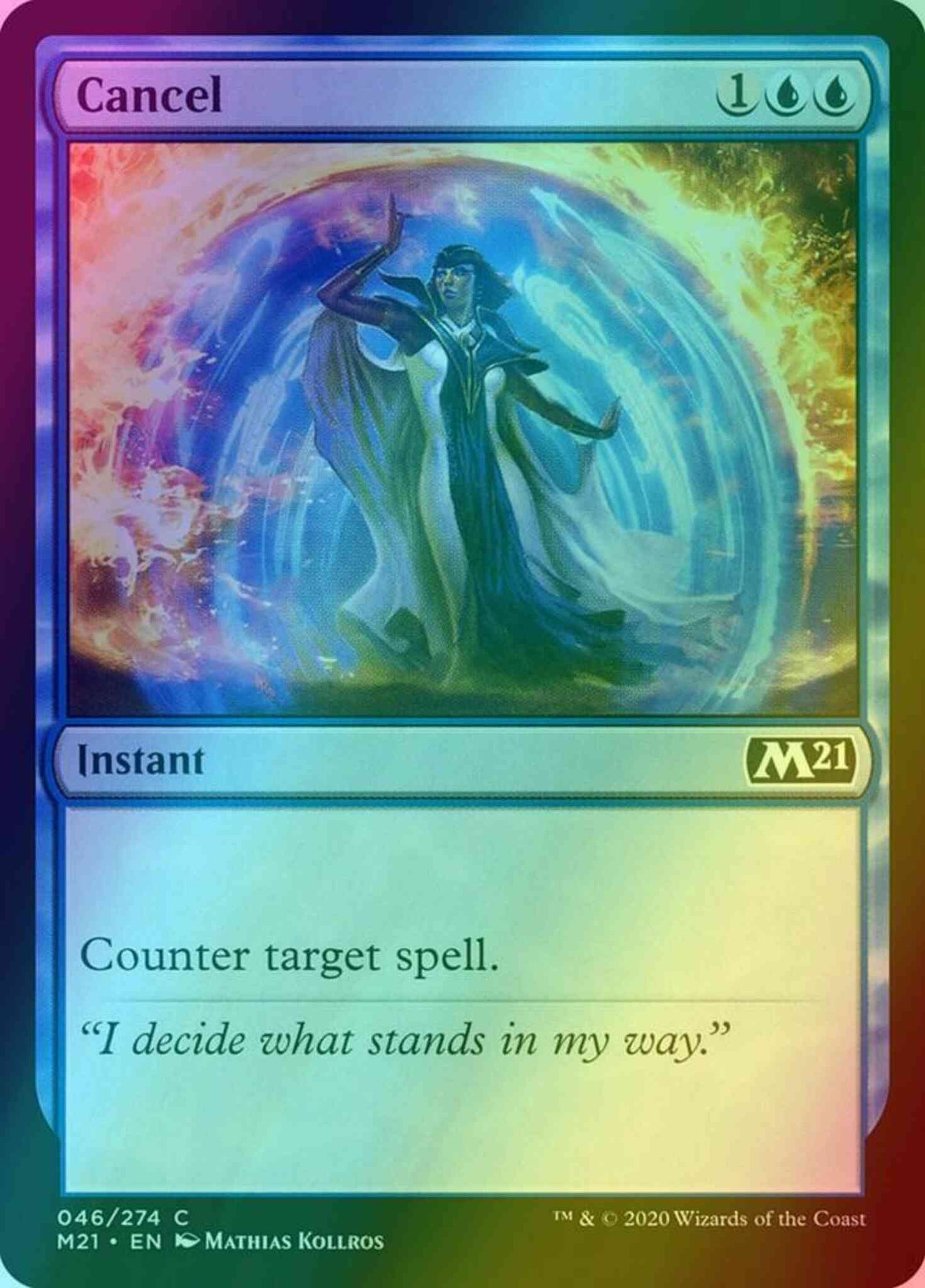 Cancel [46] [Core Set 2021] [Foil]