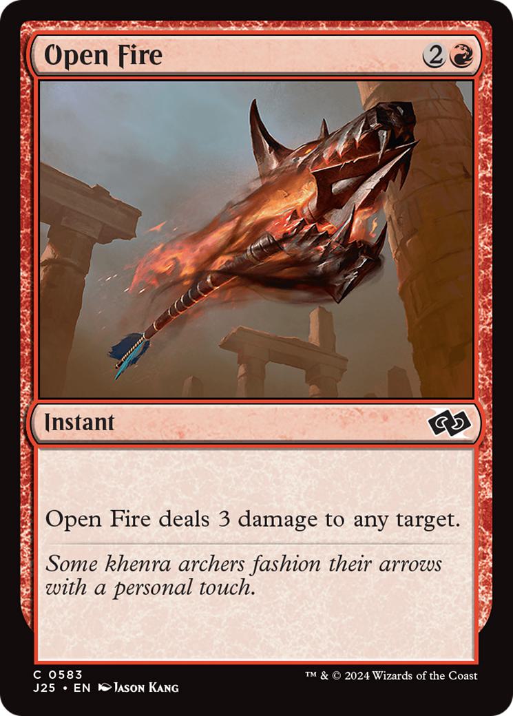 Open Fire [583] [Foundations: Jumpstart] [Non-Foil]