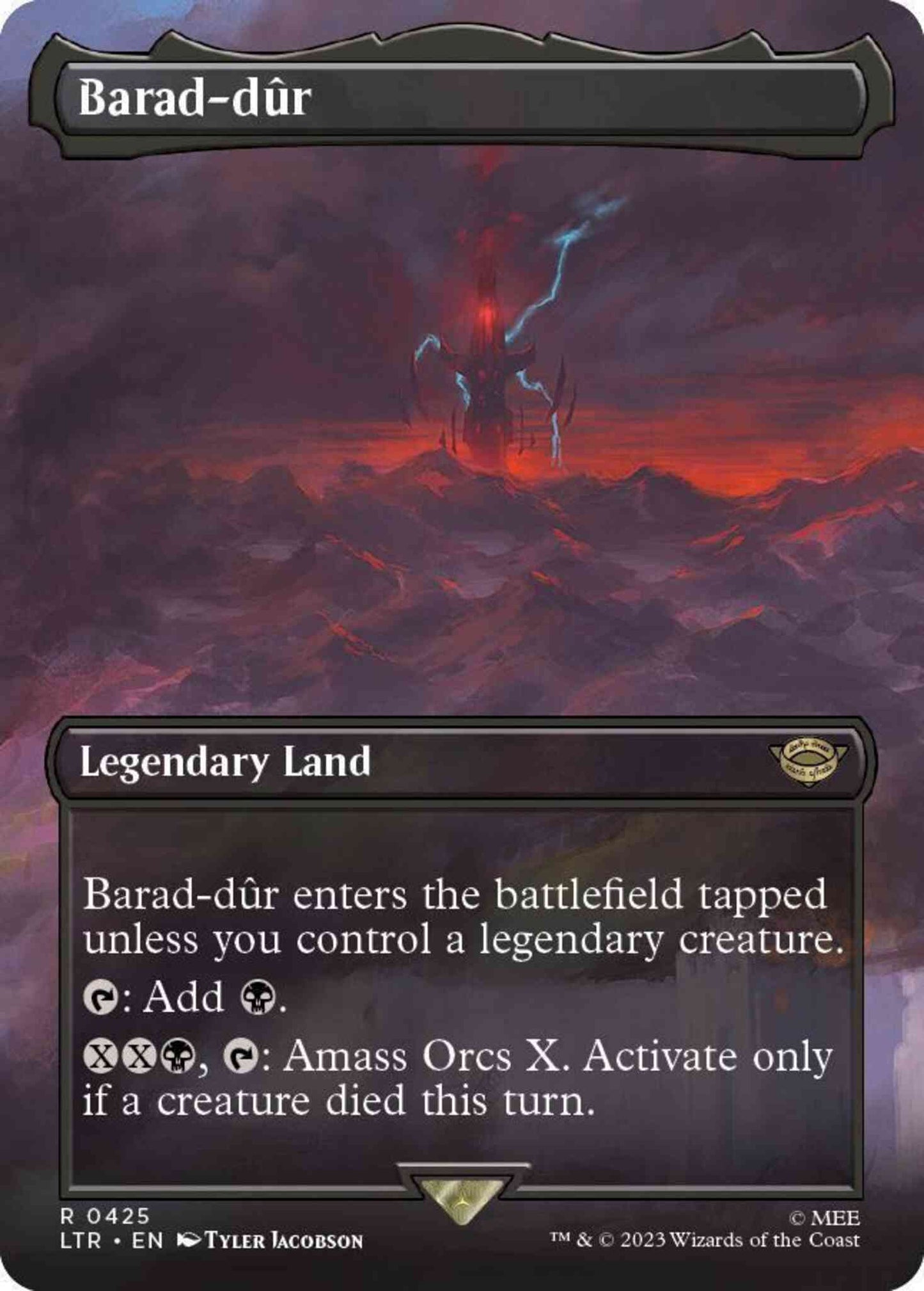 Barad-dûr [425] [Borderless] [The Lord of the Rings: Tales of Middle-earth] [Non-Foil]