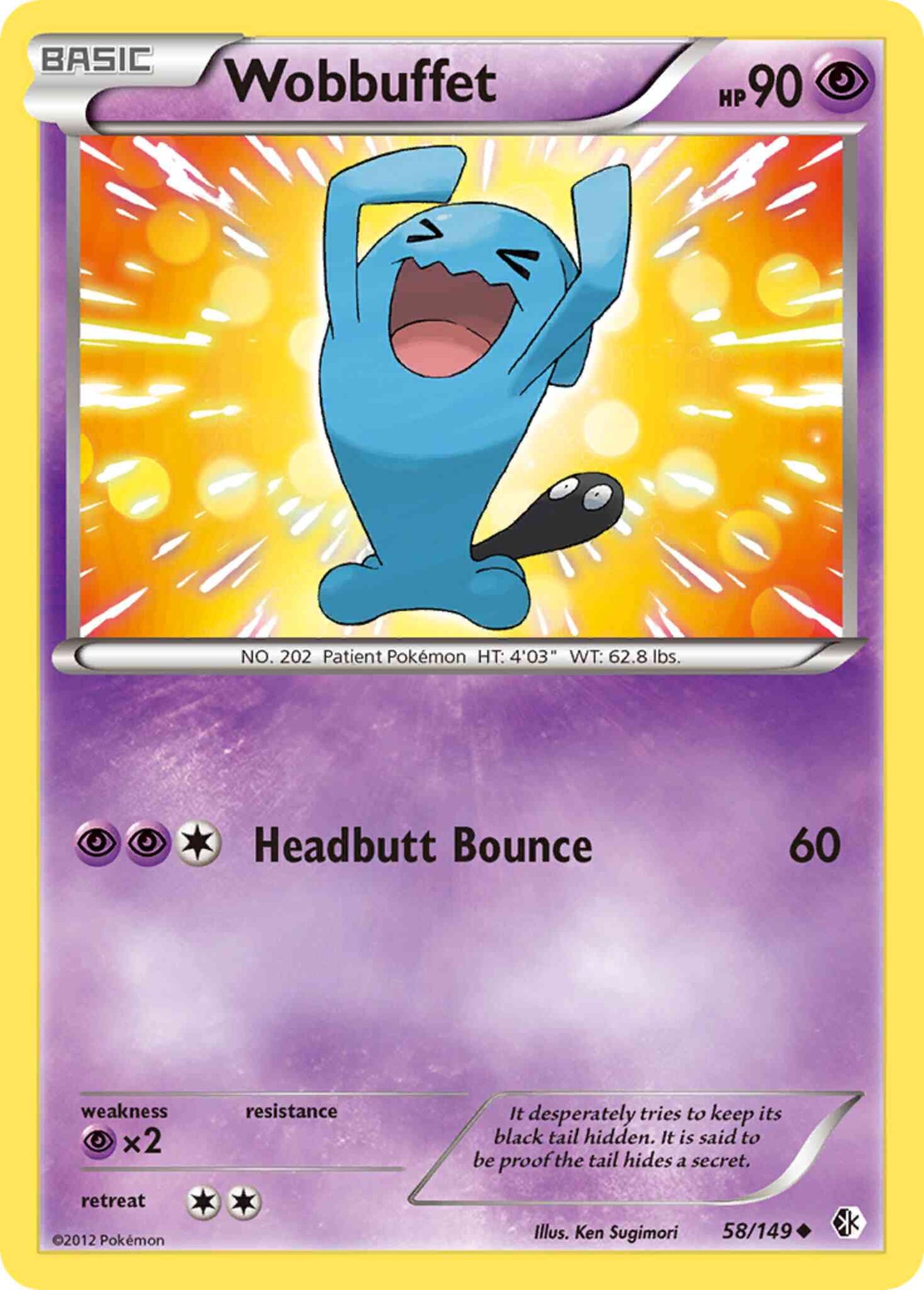 Wobbuffet - 58/149 - Uncommon [bw7-58] [Non-Holo]