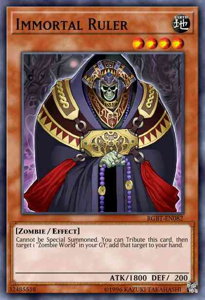 Immortal Ruler - RGBT-EN082 - Secret Rare - 1st Edition