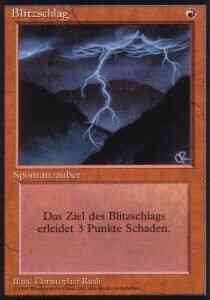 Lightning Bolt - German [162] [Foreign Black Border: German] [Non-Foil]