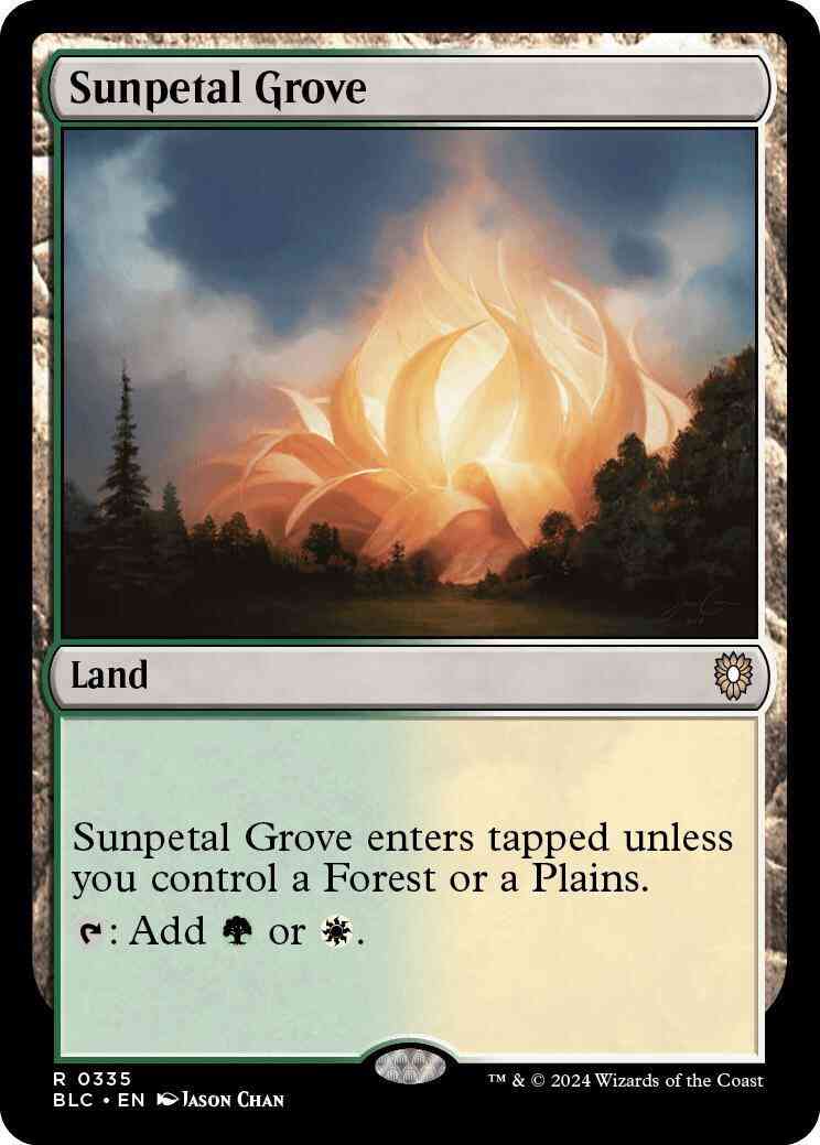 Sunpetal Grove [335] [Bloomburrow: Commander] [Non-Foil]