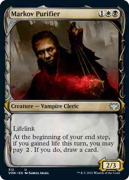 Markov Purifier [312] [Fang Frame Showcase] [Innistrad: Crimson Vow] [Non-Foil]