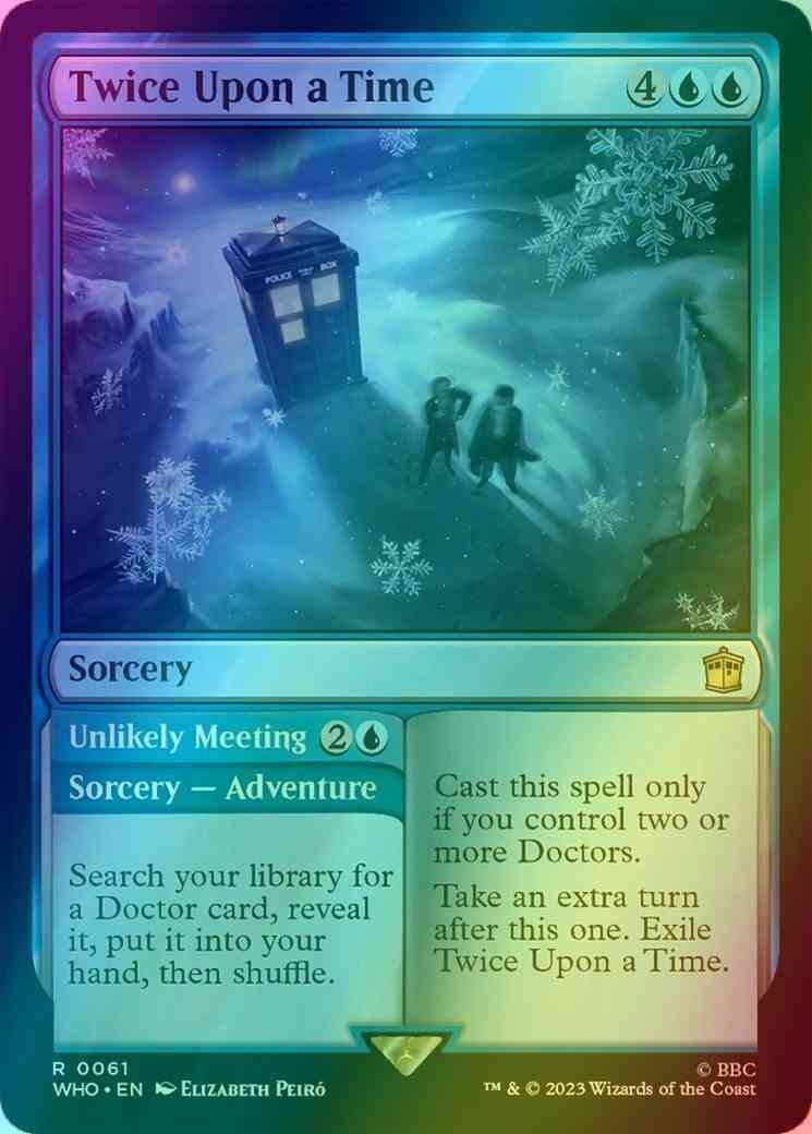 Twice Upon a Time // Unlikely Meeting [61] [Universes Beyond: Doctor Who] [Foil]