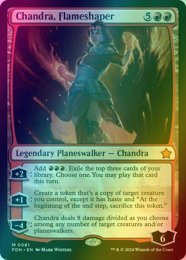Chandra, Flameshaper [81] [Foundations] [Foil]
