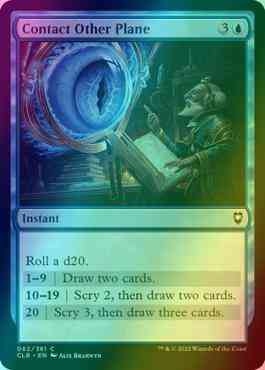 Contact Other Plane [62] [Commander Legends: Battle for Baldur's Gate] [Foil]