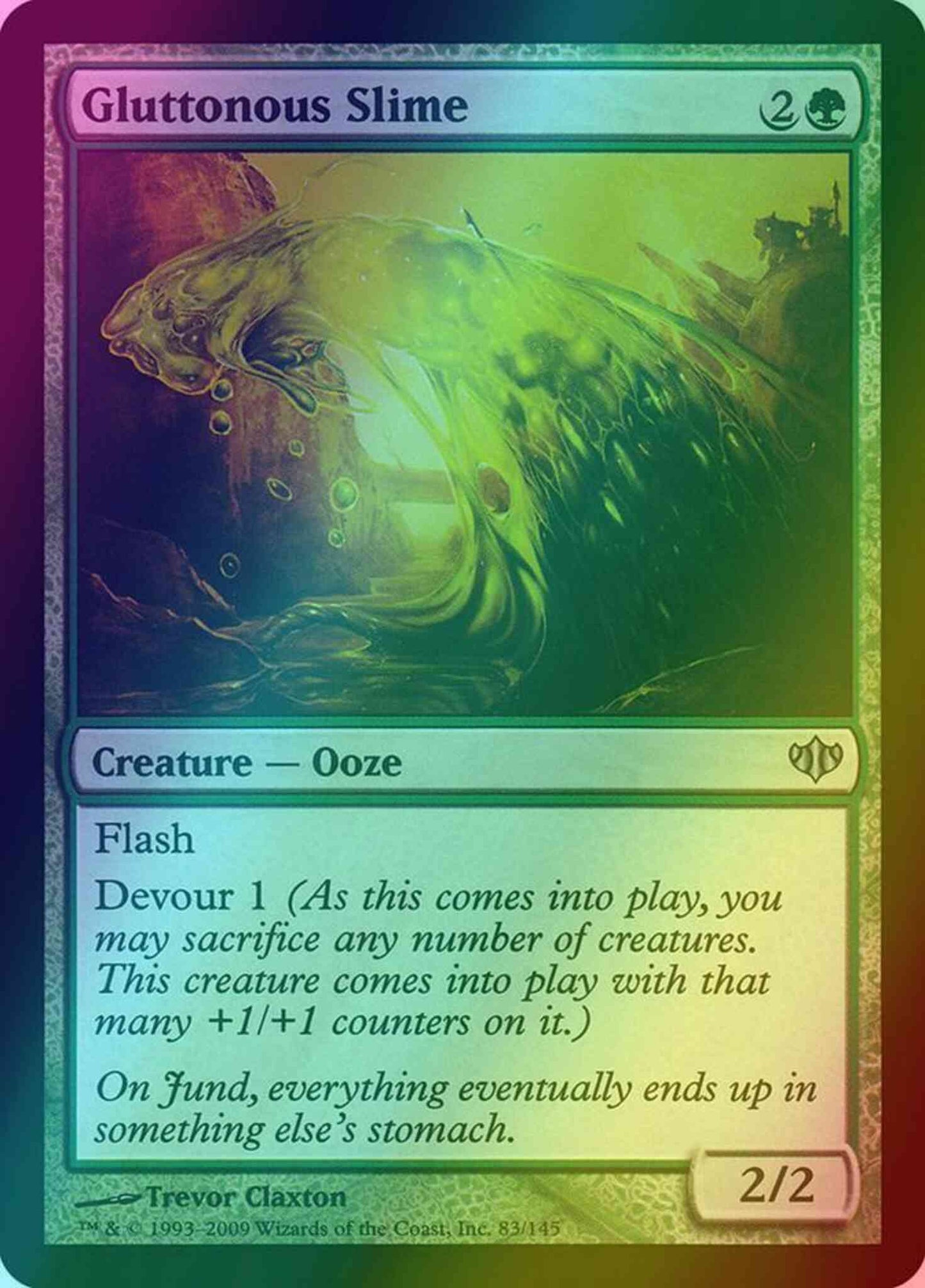 Gluttonous Slime [83] [Conflux] [Foil]