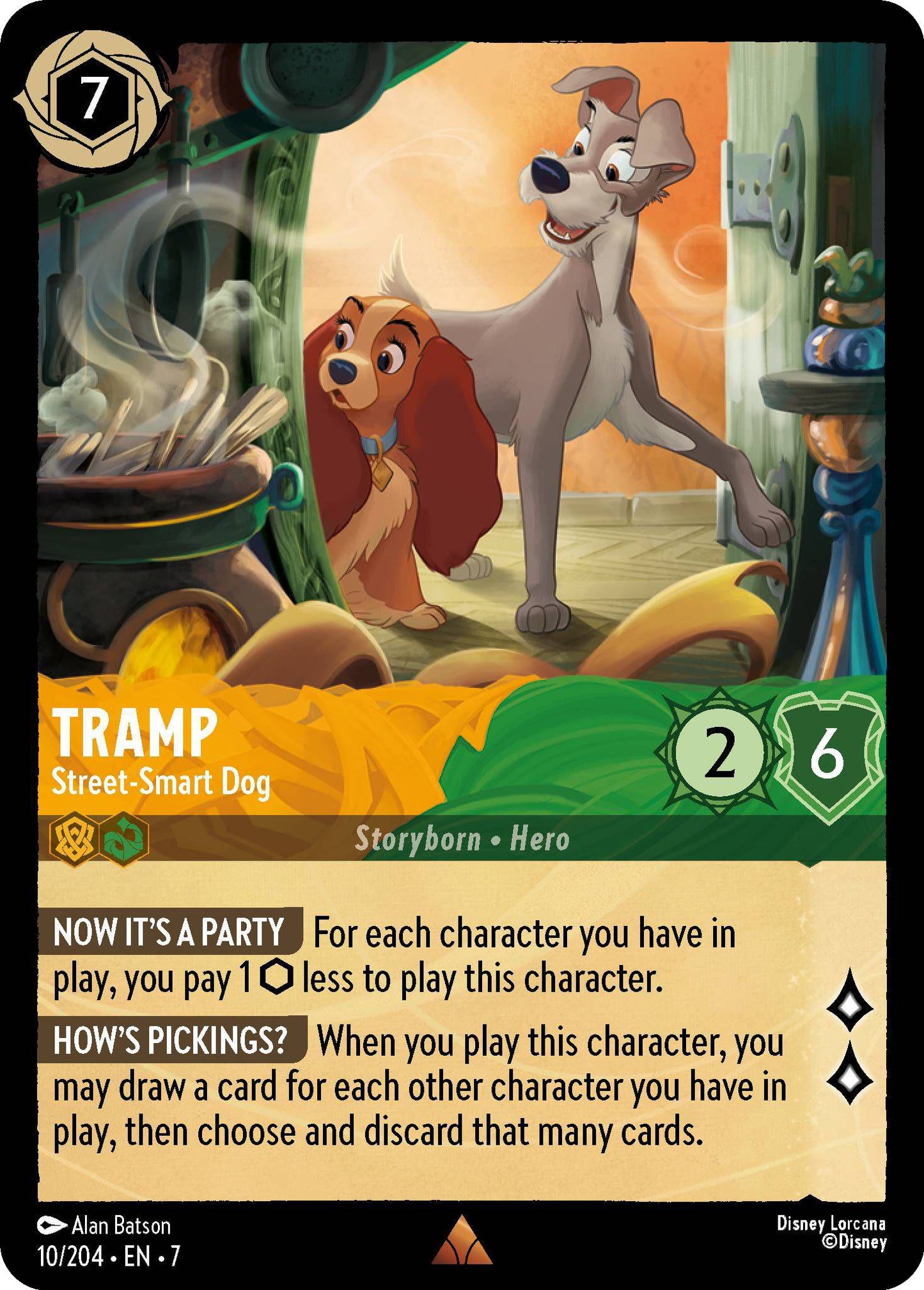 Tramp - Street-Smart Dog - 10/204 [Archazia's Island] [Non-Foil]