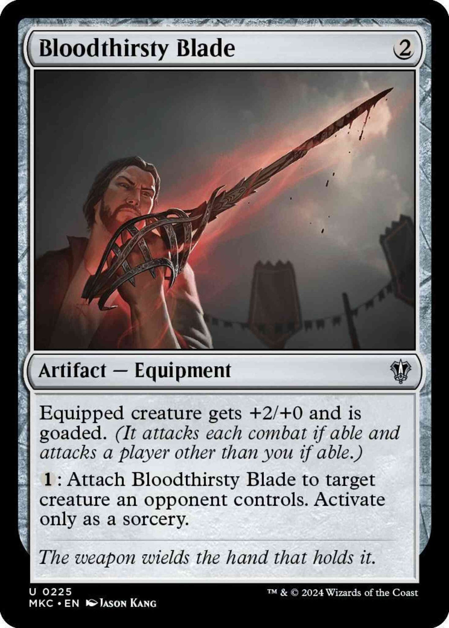 Bloodthirsty Blade [225] [Murders at Karlov Manor: Commander] [Non-Foil]