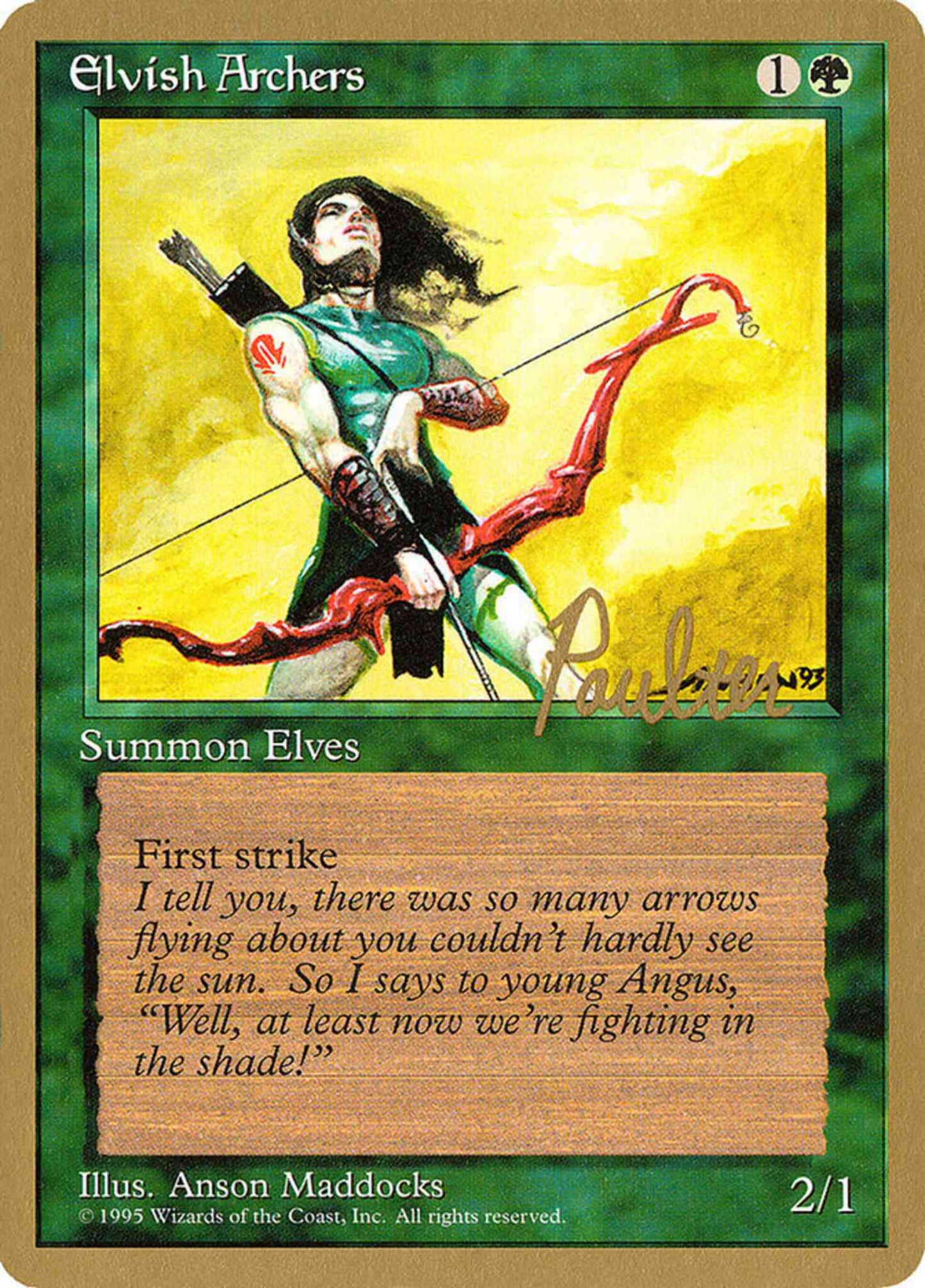 Elvish Archers [pp243] [Pro Tour Collector Set] [Non-Foil]
