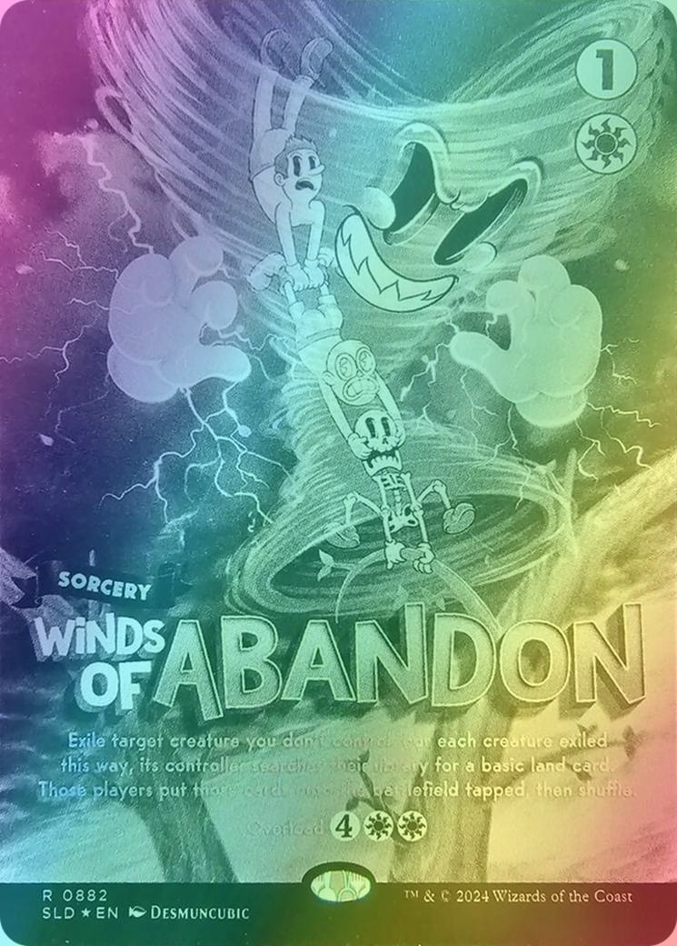 Winds of Abandon [0882] [Borderless] [Grayscale] [Twisted Toons] [Secret Lair Drop] [Foil]