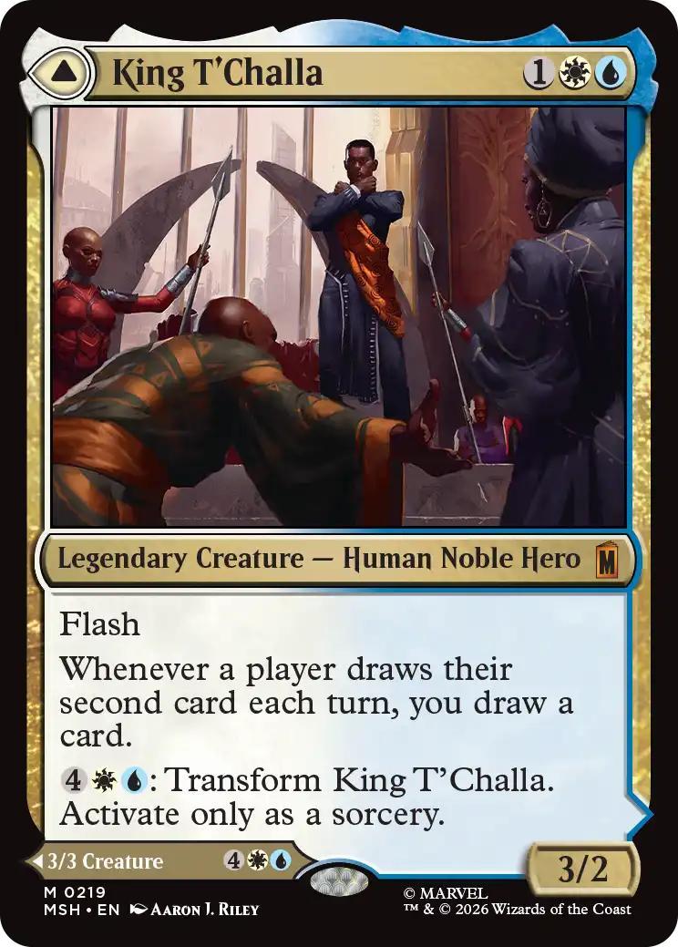 King T'Challa // Black Panther, Hope Enduring [219] [Marvel Super Heroes] [Non-Foil]