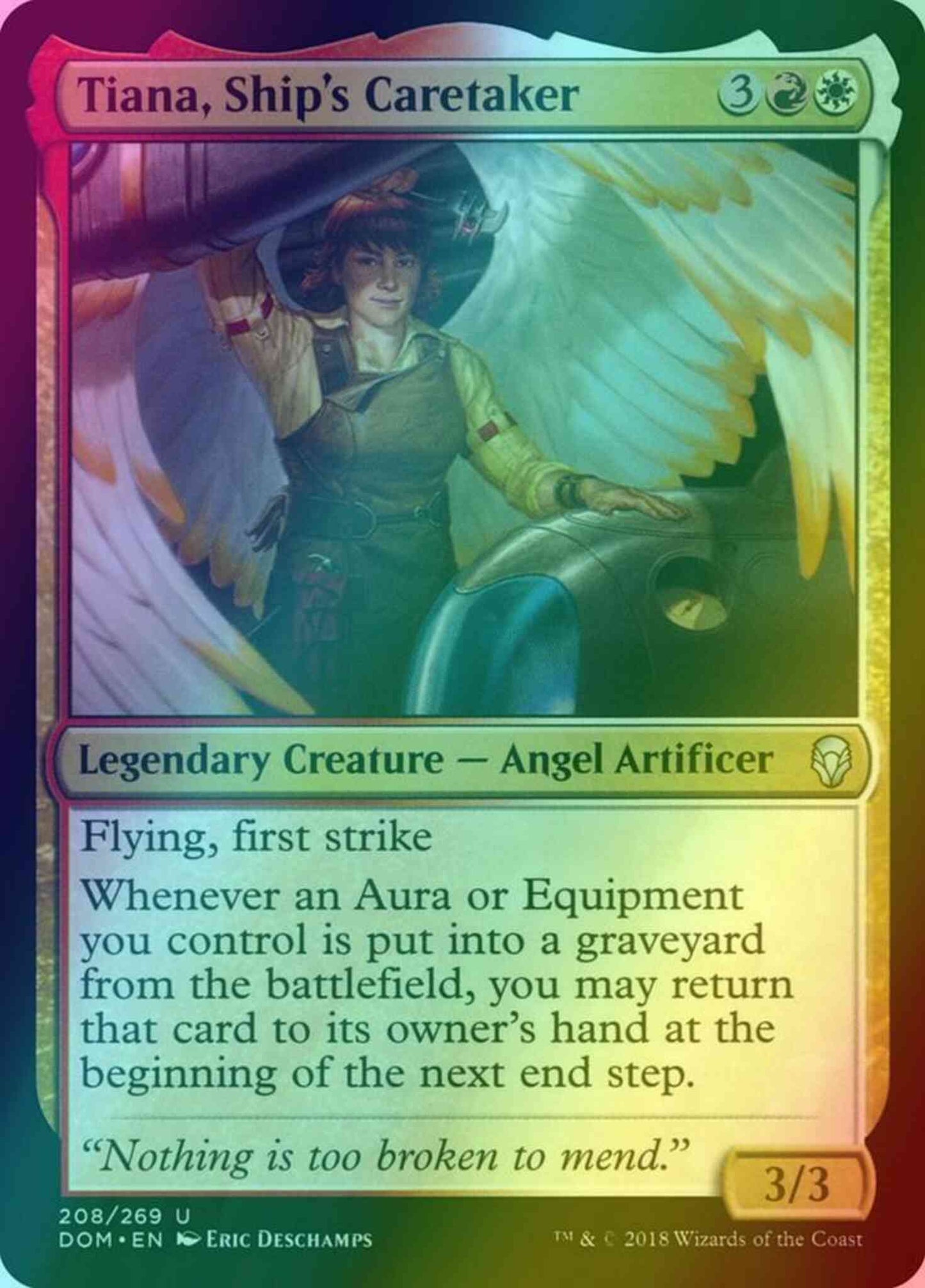 Tiana, Ship's Caretaker [208] [Dominaria] [Foil]
