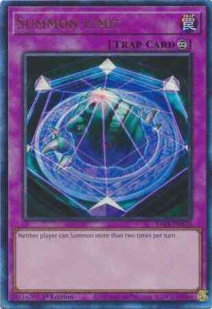 Summon Limit - RA01-EN070 - Prismatic Ultimate Rare - 1st Edition