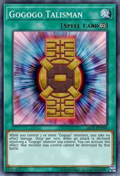 Gogogo Talisman - SECE-EN098 - Common - 1st Edition